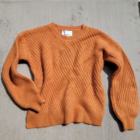 NWT Heartloom Crew Neck Balloon Sleeve Sweater - Picture 9 of 9